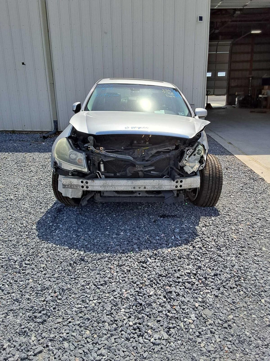 Used Front Bumper Reinforcement Front fits: 2010 Infiniti M35 Front Grade A