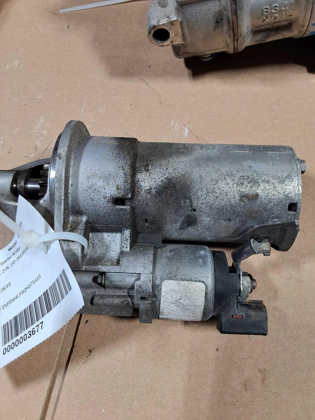 Used Starter Motor fits: 2018 Hyundai Elantra US built 2.0L ID 361002E551 Grade