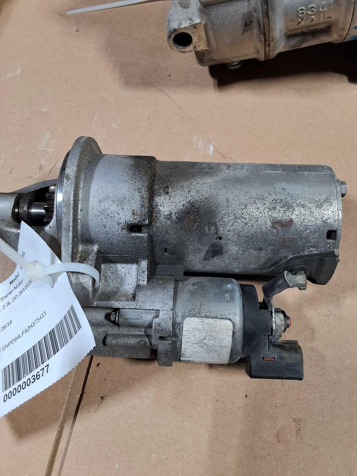 Used Starter Motor fits: 2018 Hyundai Elantra US built 2.0L ID 361002E551 Grade
