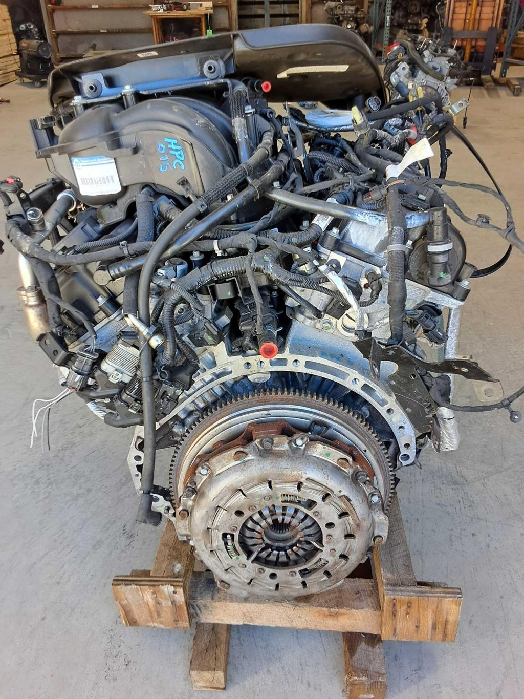 Used Engine Complete Assembly fits: 2018 Jeep Wrangler LHD VIN X 6th digit JL bo