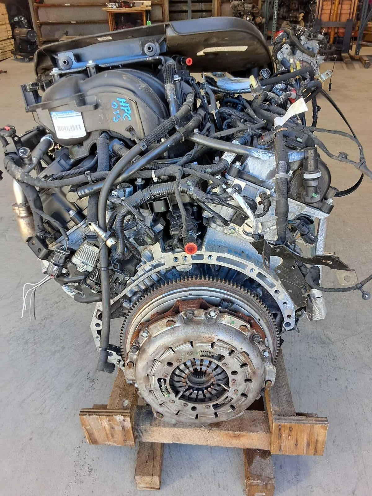 Used Engine Complete Assembly fits: 2018 Jeep Wrangler LHD VIN X 6th digit JL bo