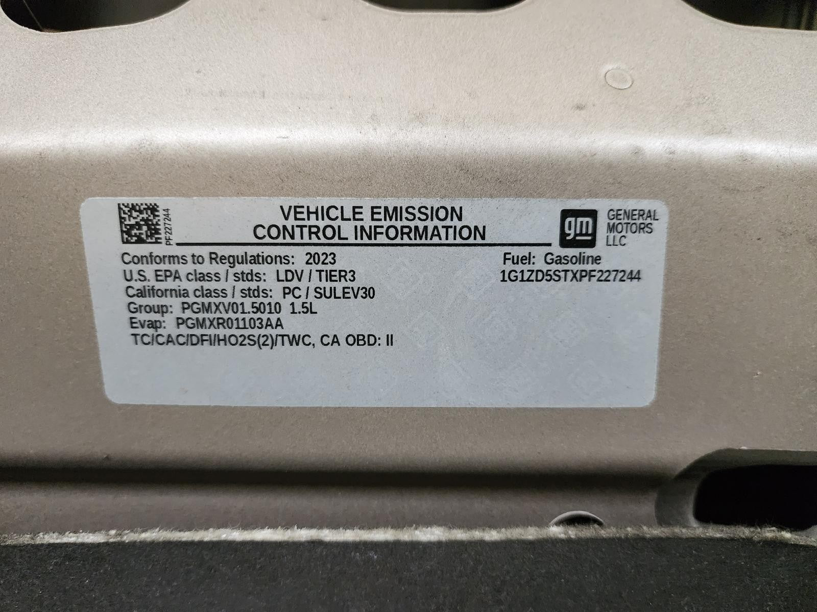 Used Engine Coolant Reservoir fits: 2023 Chevrolet Malibu VIN Z 4th digit New St
