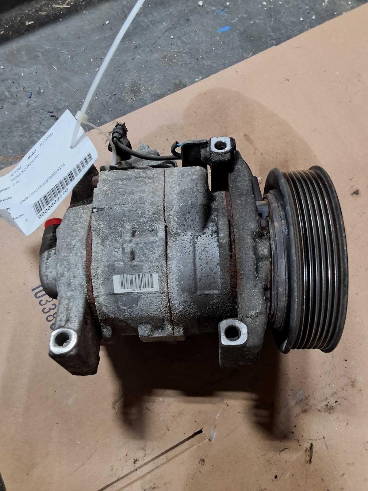 Used A/C Compressor fits: 2009 Honda Accord 2.4 Grade A