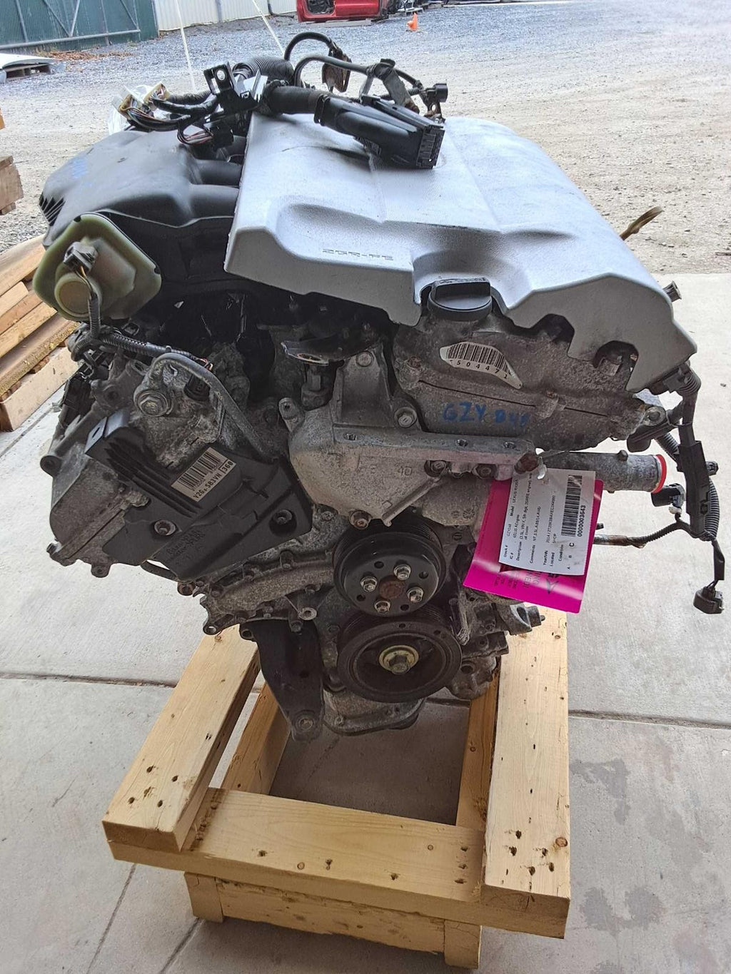 Used Engine Complete Assembly fits: 2014 Lexus RX350 3.5L VIN K 5th digit 2GRFE