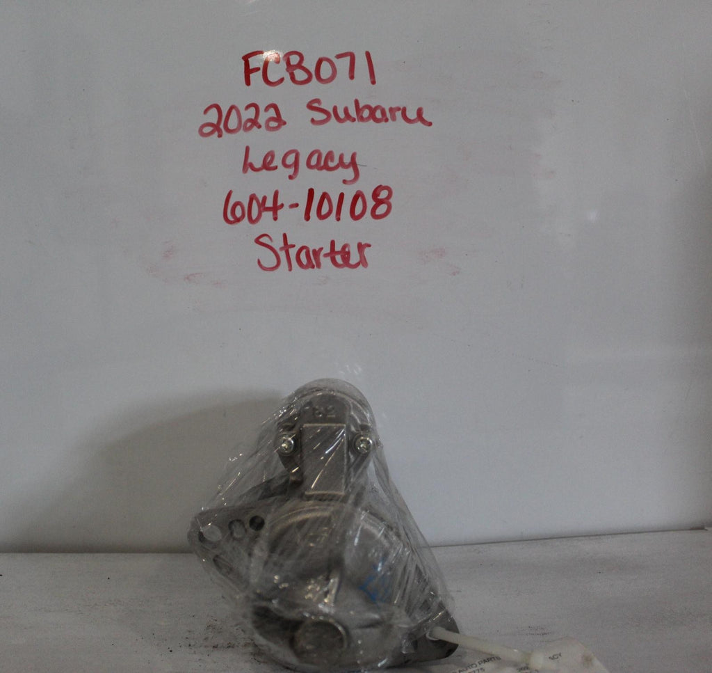 Used Starter Motor fits: 2022 Subaru Legacy 2.5 Grade A