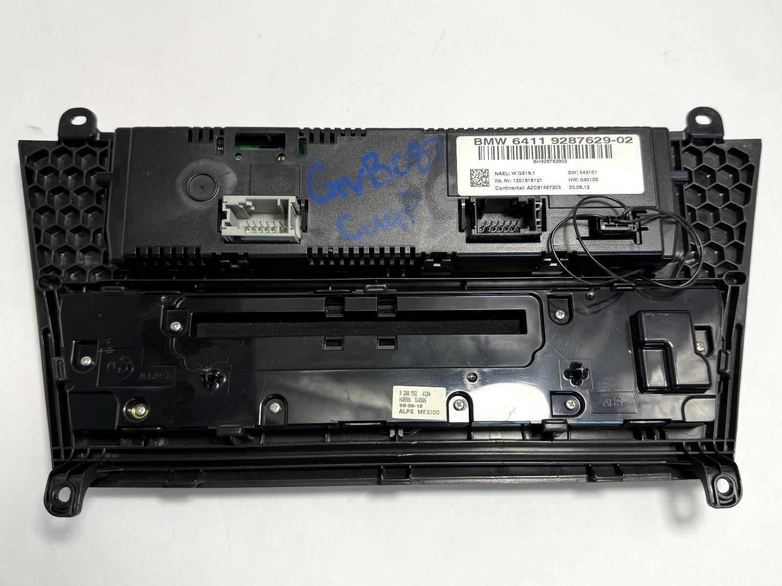 2011-2014 BMW X3 HEATER A/C TEMPERATURE CLIMATE CONTROL W/ RADIO OEM