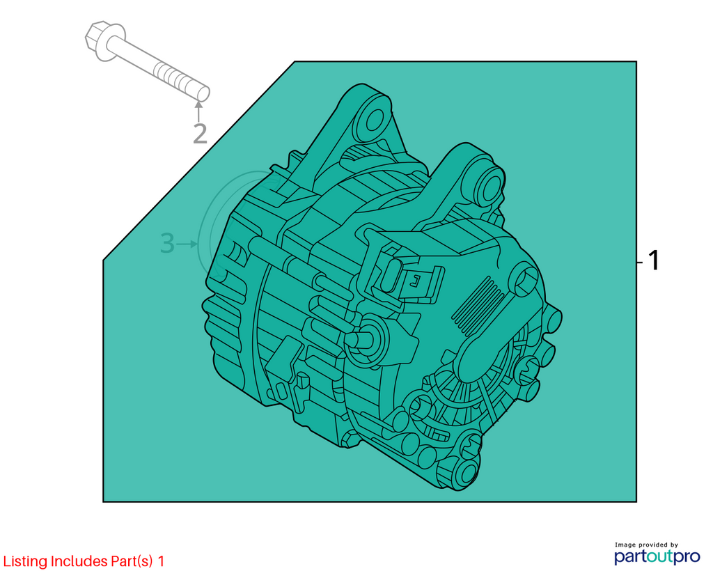Used Alternator fits: 2020 Hyundai Sonata 2.5 Grade A