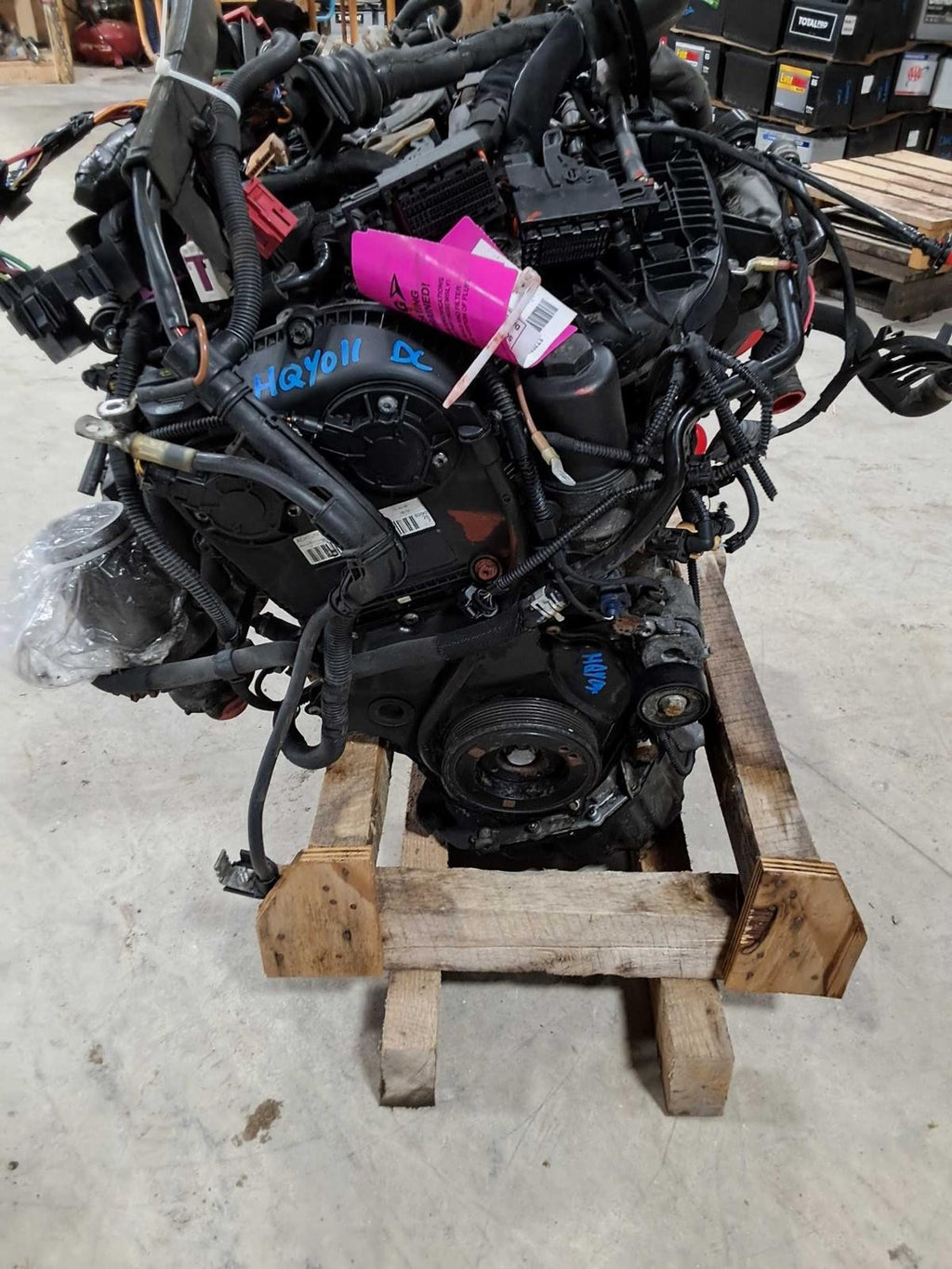 Used Engine Complete Assembly fits: 2017 Audi A6 2.0L VIN 8 5th digit turbo engi