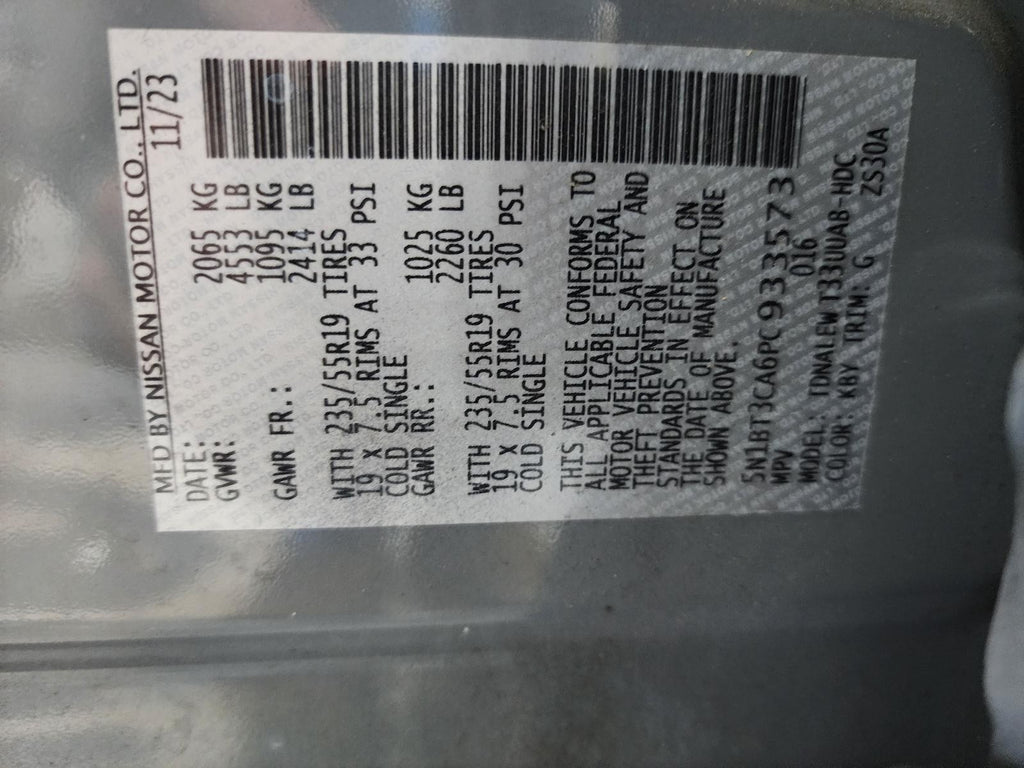 Used A/C Selector Switch fits: 2023 Nissan Rogue front ID 27500-6RK1B Grade A