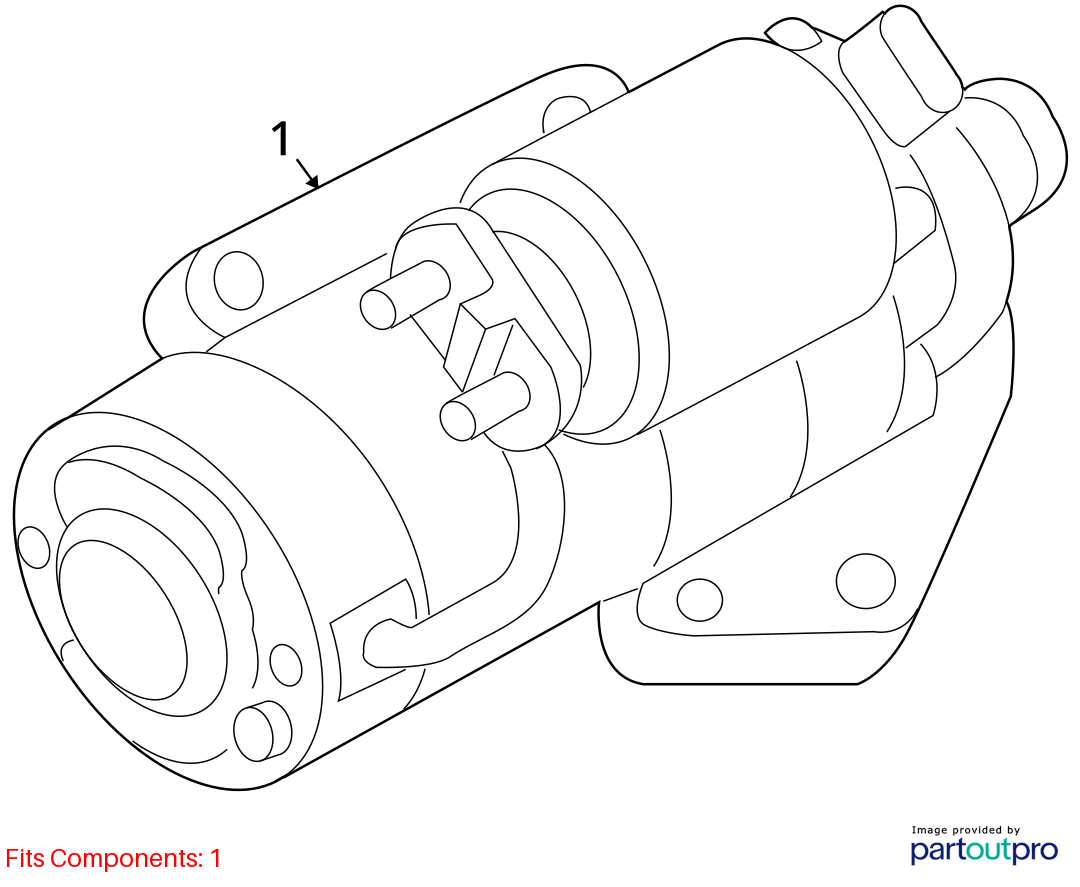 Used Starter Motor fits: 2012 Mazda CX-9 3.7 Grade C