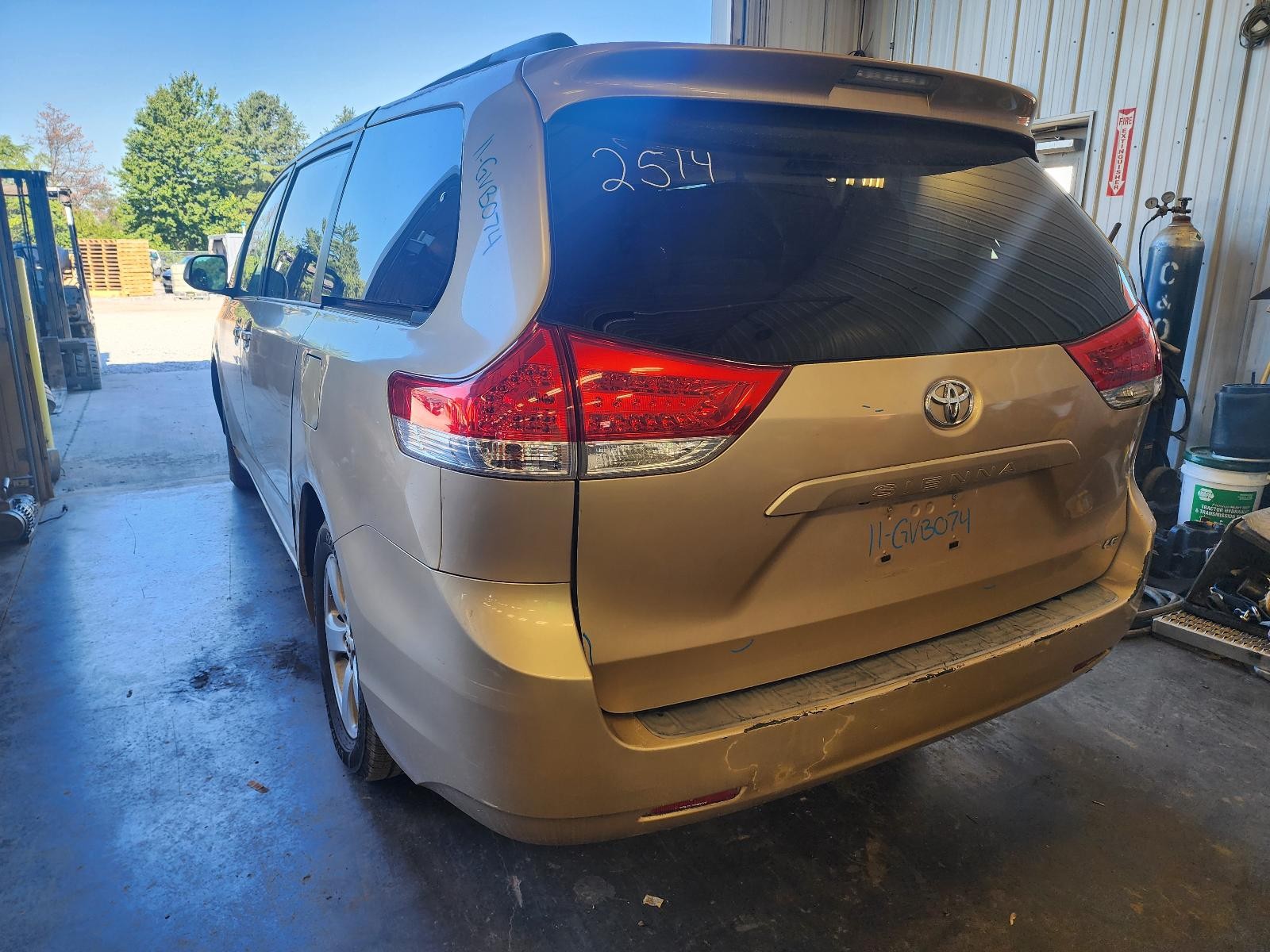 Used Engine Complete Assembly fits: 2011 Toyota Sienna 3.5L VIN K 5th digit 2GRF