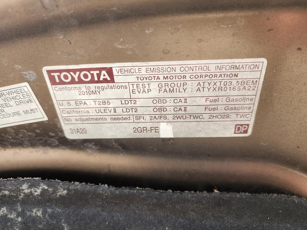 Used Alternator fits: 2010 Toyota Venza 100 amp Grade A