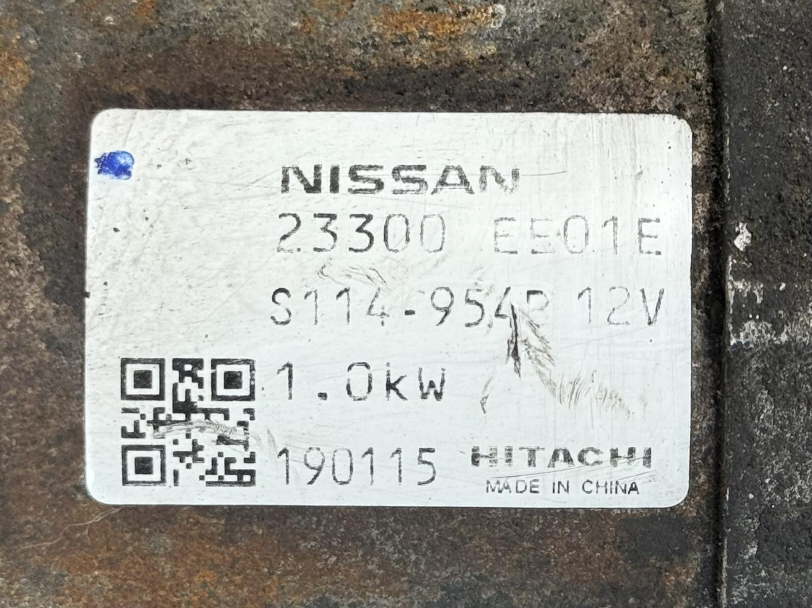 Used Starter Motor fits: 2019 Nissan Versa 1.6L Htbk Note from 9/13 Grade B