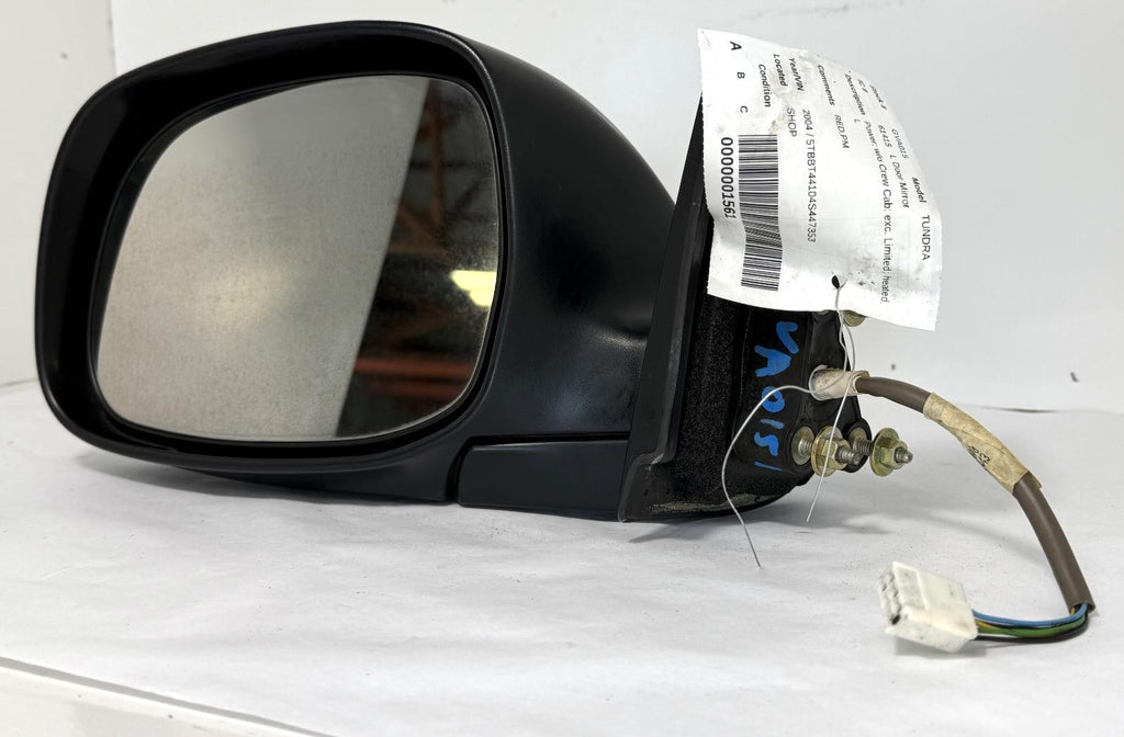 2003-2006 TOYOTA TUNDRA LEFT SIDE VIEW DOOR MIRROR POWER OEM