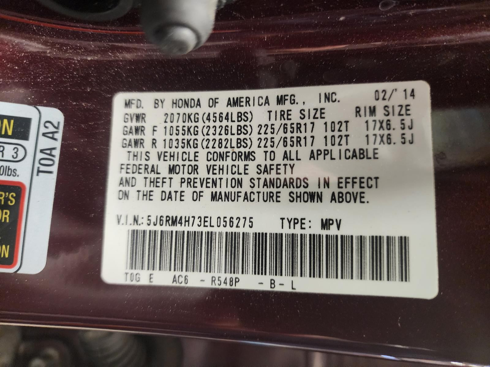 Used HVAC Blower Motor fits: 2014 Honda Cr-v  Grade A