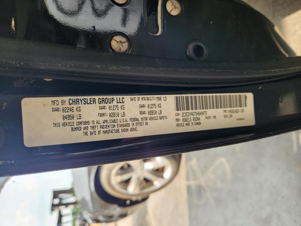 Used Rear Drive Shaft Rear fits: 2013 Dodge Challenger AT 3.6 Rear Grade C