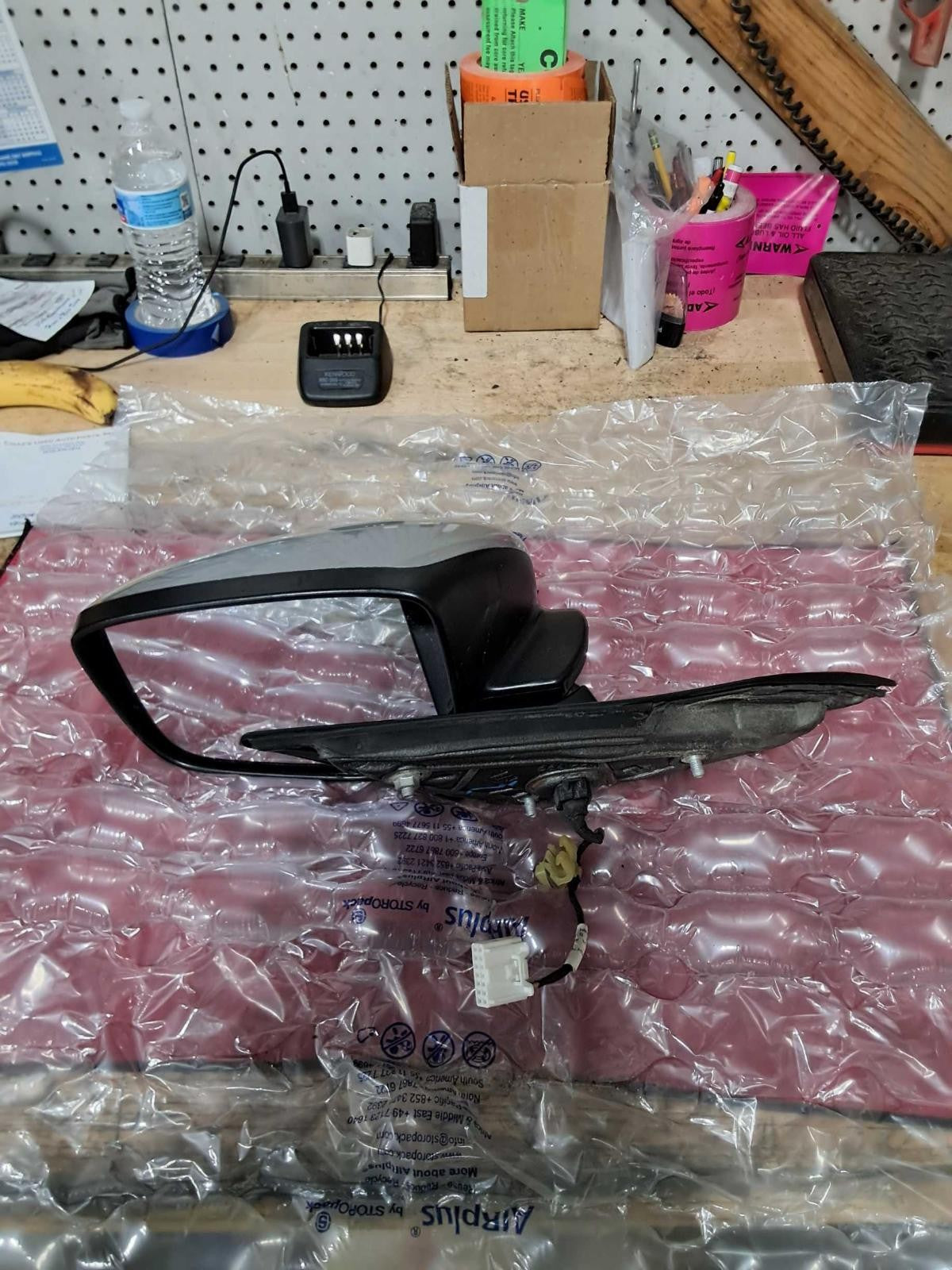 Used Left Door Mirror fits: 2013 Honda Accord power body colored Sedan w/o turn