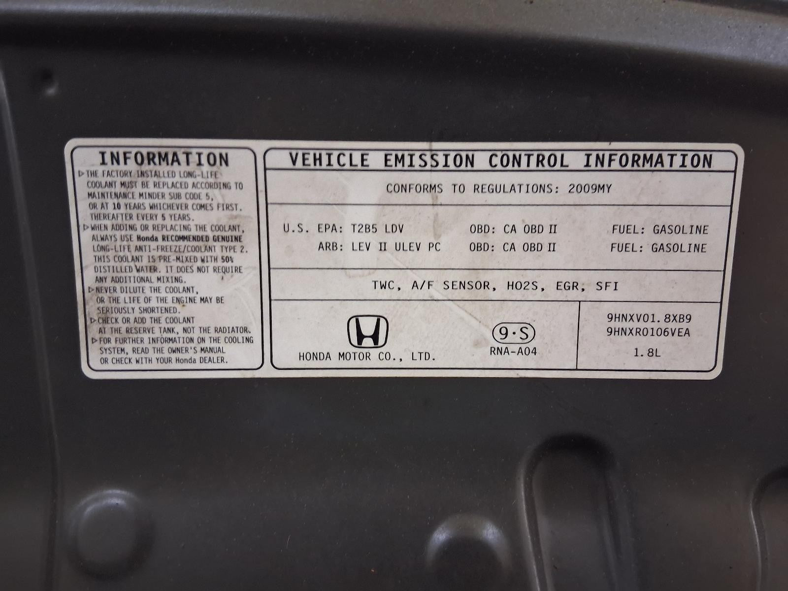 Used Engine Control Module (ECM) fits: 2009 Honda Civic Electronic Control Modul