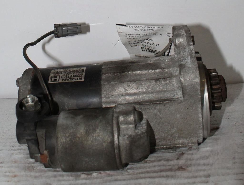 Used Starter Motor fits: 2012 Nissan Rogue  Grade A