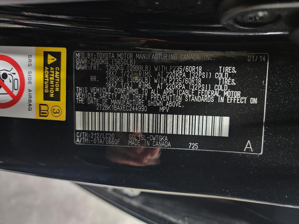 Used Engine Complete Assembly fits: 2014 Lexus RX350 3.5L VIN K 5th digit 2GRFE