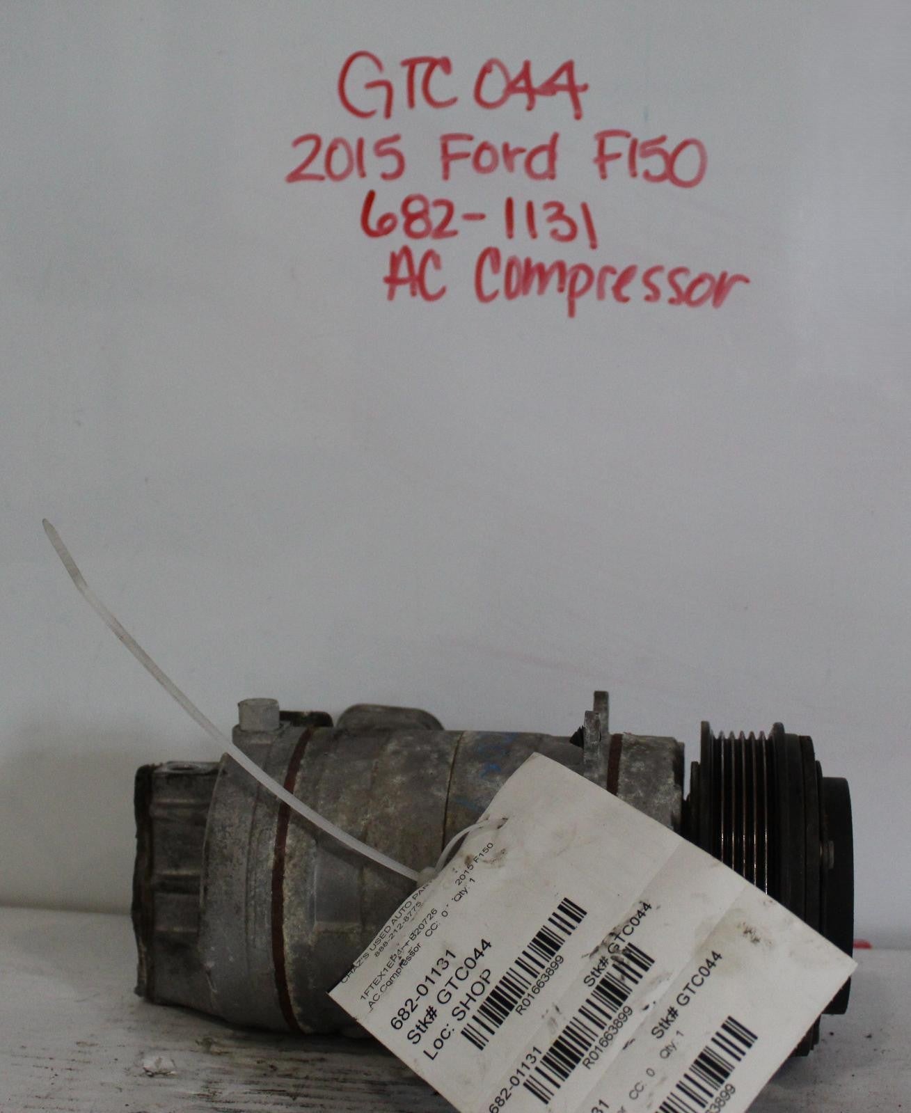FORD FORD F150 PICKUP Compressor 2.7L (turbo) 15 16