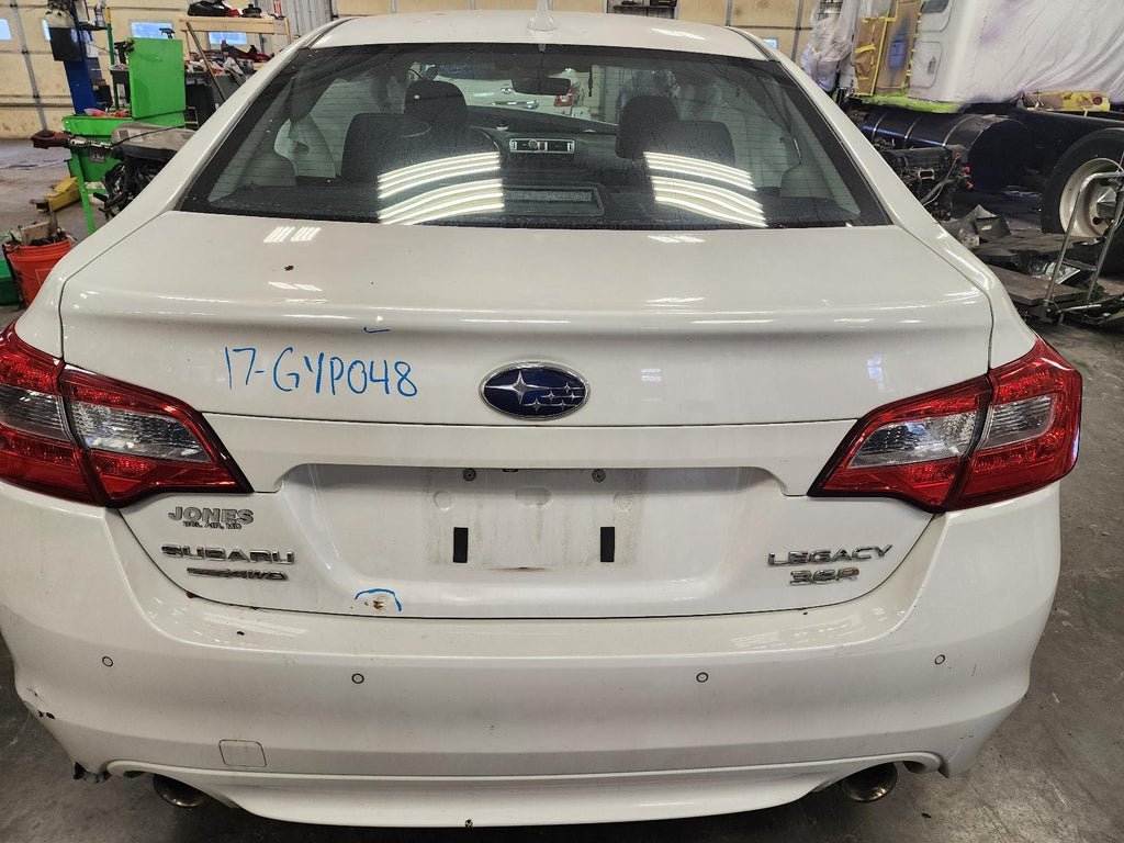 Used Deck Lid fits: 2017 Subaru Legacy rear view camera Sedan without spoiler Gr