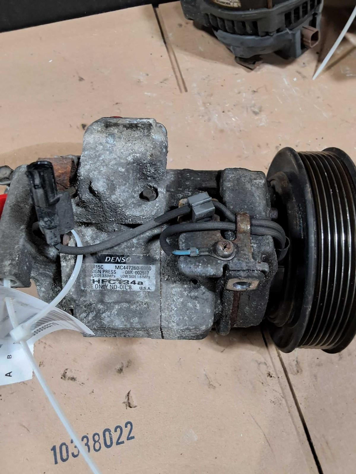 Used A/C Compressor fits: 2009 Honda Accord 2.4 Grade A