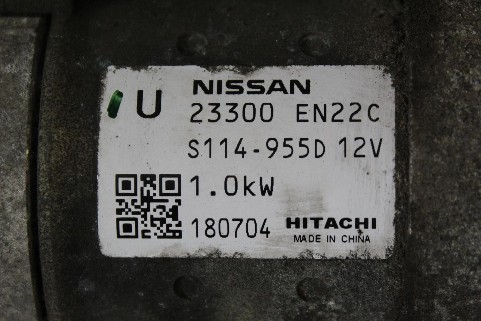Used Starter Motor fits: 2019 Nissan Sentra 1.8 Grade B