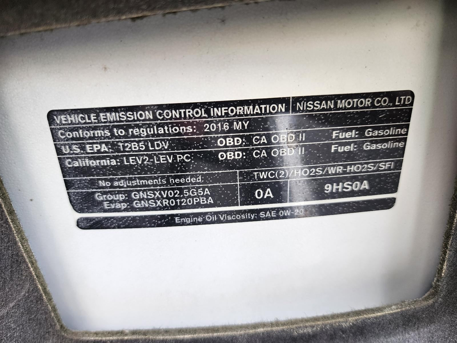 Used Wheel fits: 2016 Nissan Altima 16x7 steel road wheel Sdn Grade A