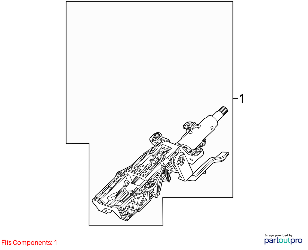 Used Steering Column fits: 2020 Chevrolet Silverado 1500 pickup classic style Li