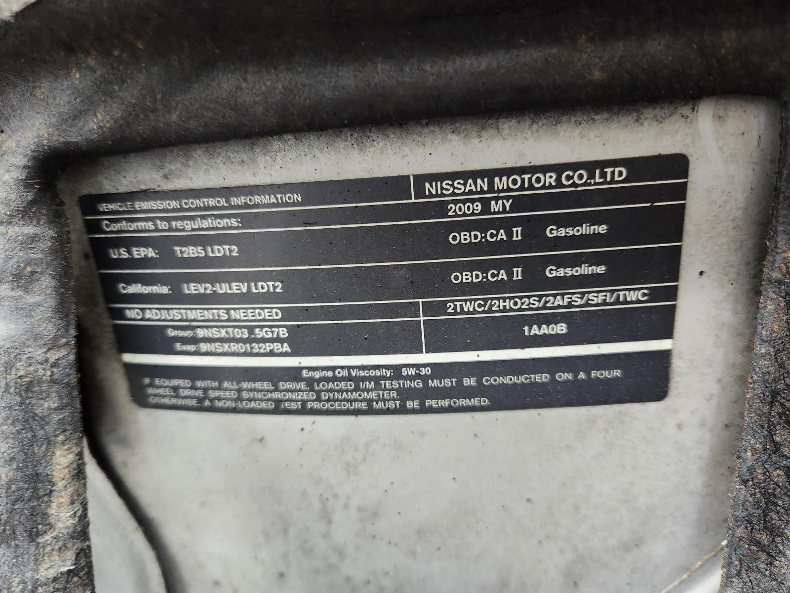 Used Automatic Transmission Assembly fits: 2009 Nissan Murano AT CVT 4x4 AWD thr