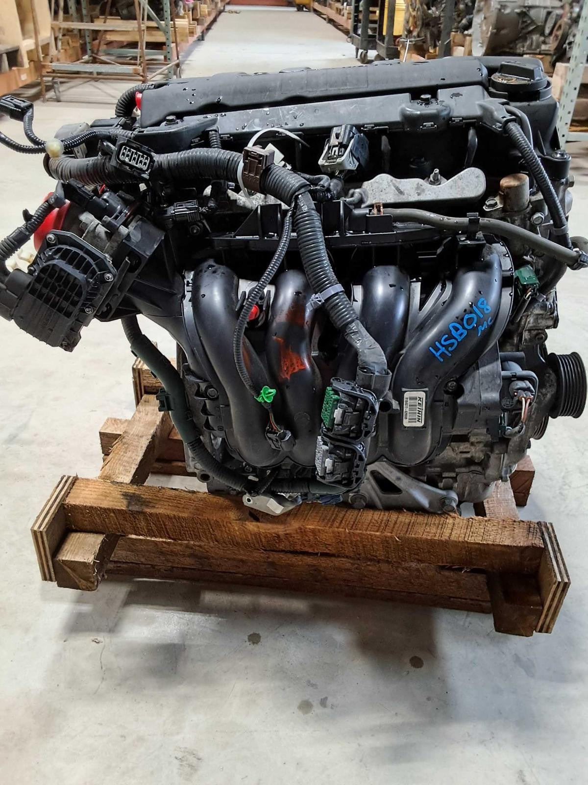 Used Engine Complete Assembly fits: 2012 Honda Civic 1.8L VIN 2 6th digit gasoli