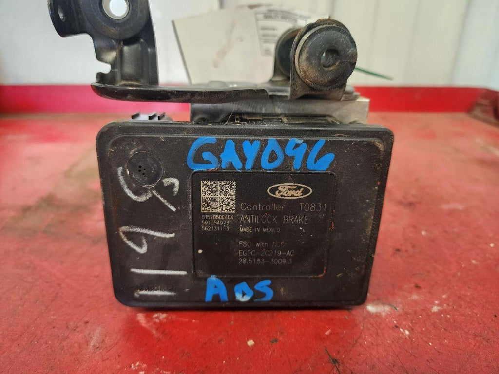 FORD FUSION Anti-Lock Brake Part Assembly; 2.0L, VIN 9 (8th digit, turbo) 14 1