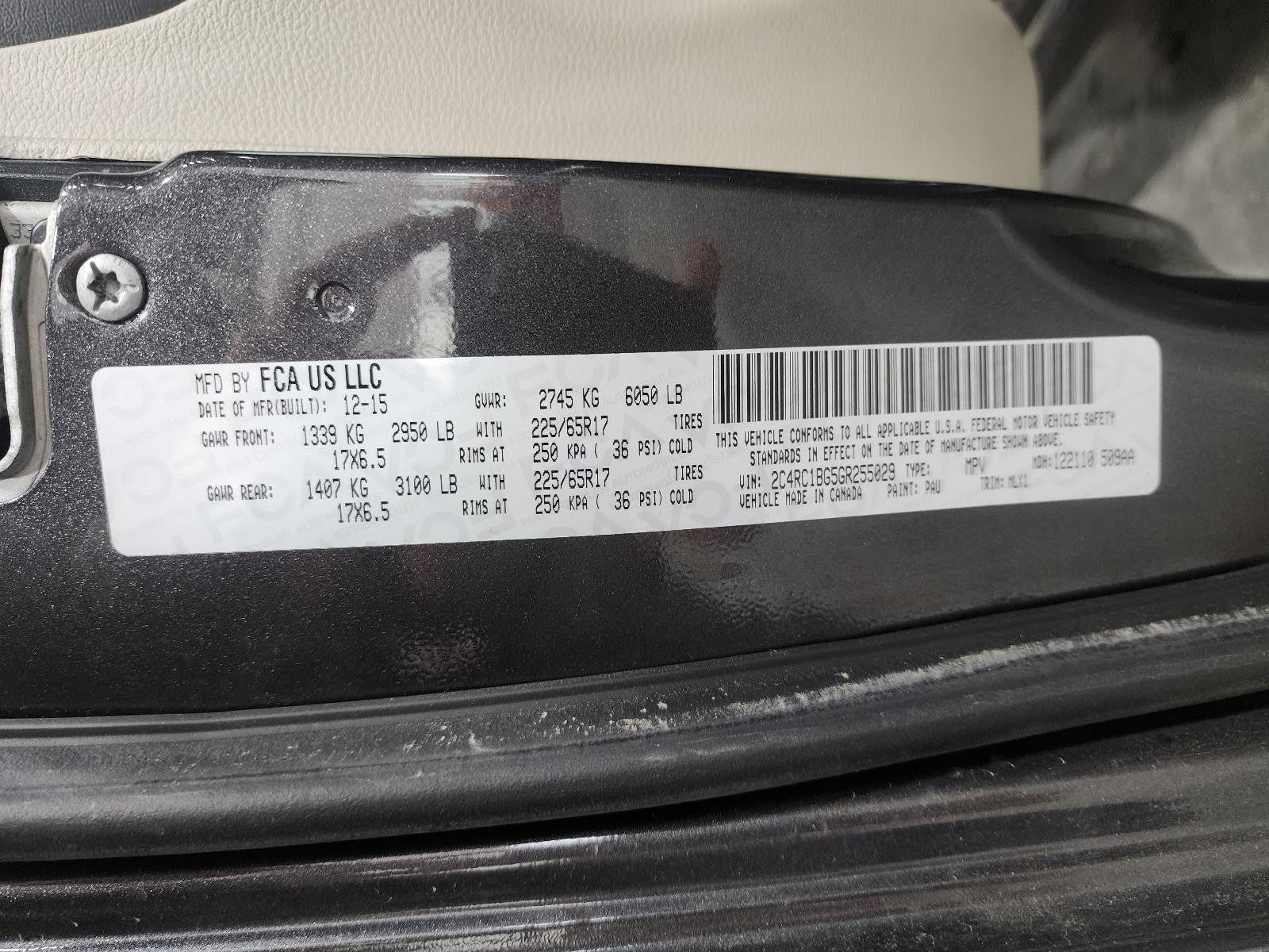 Used Right Sun Visor fits: 2016 Chrysler Town & country w/illumination Right Gra