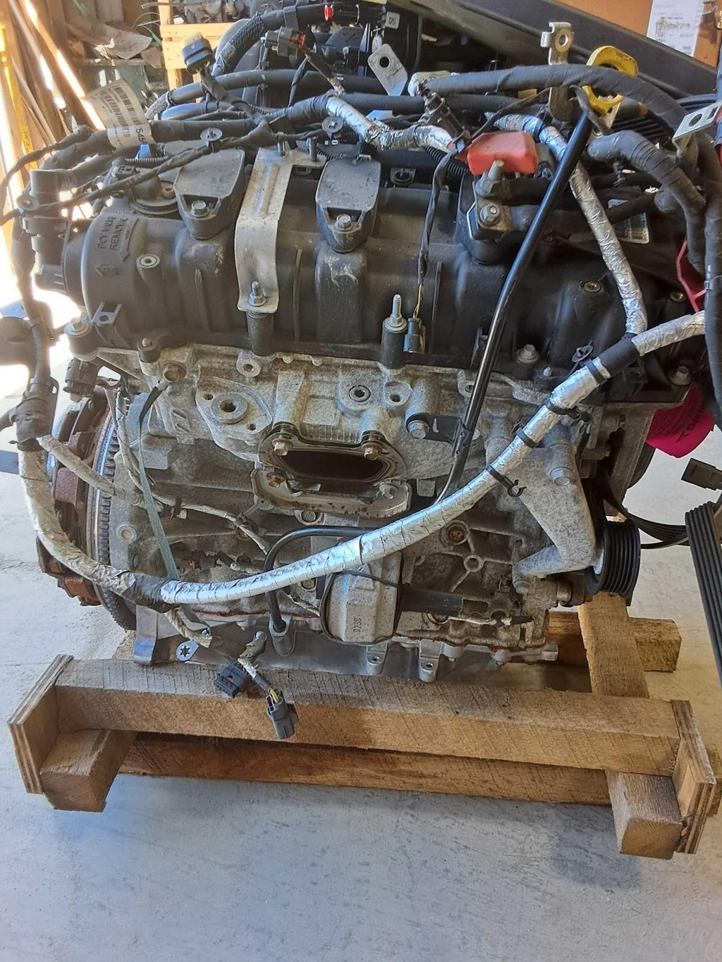 Used Engine Complete Assembly fits: 2018 Jeep Wrangler LHD VIN X 6th digit JL bo