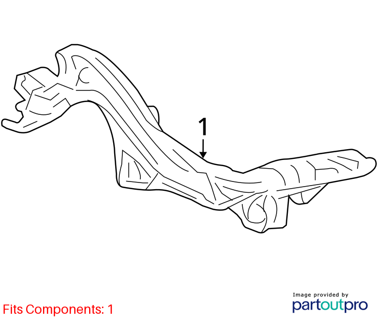 Used Rear Frame Crossmember fits: 2015 Honda Cr-v Rear Rear Grade A