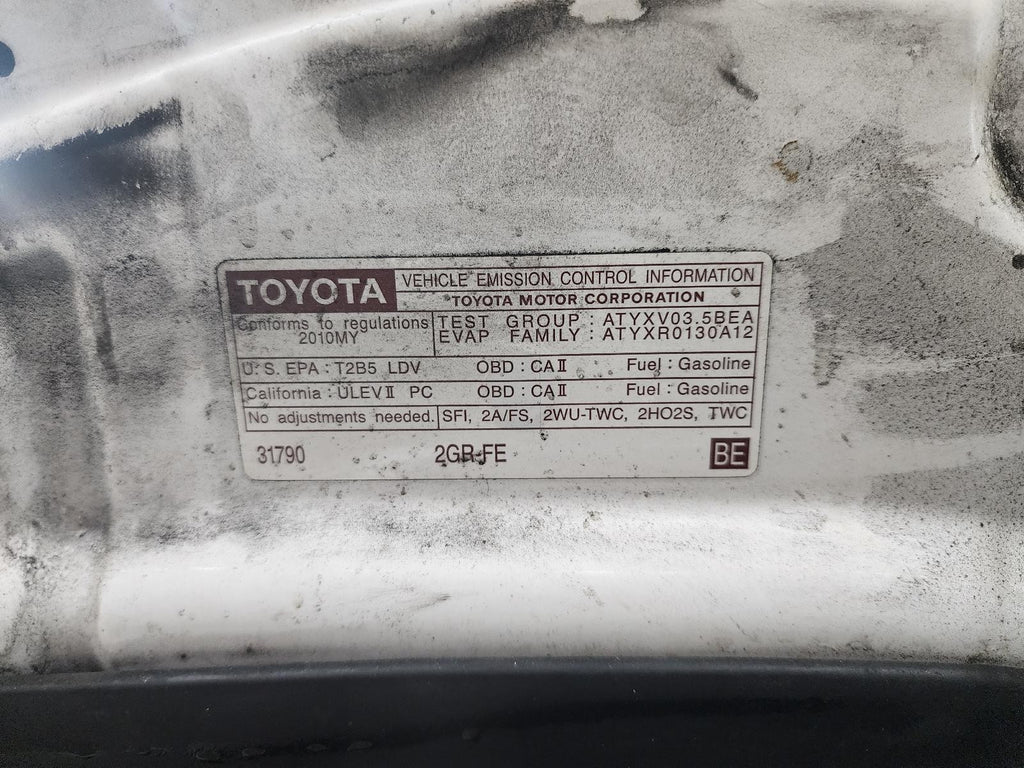 Used Engine Coolant Reservoir fits: 2010 Toyota Camry engine gasoline Grade A