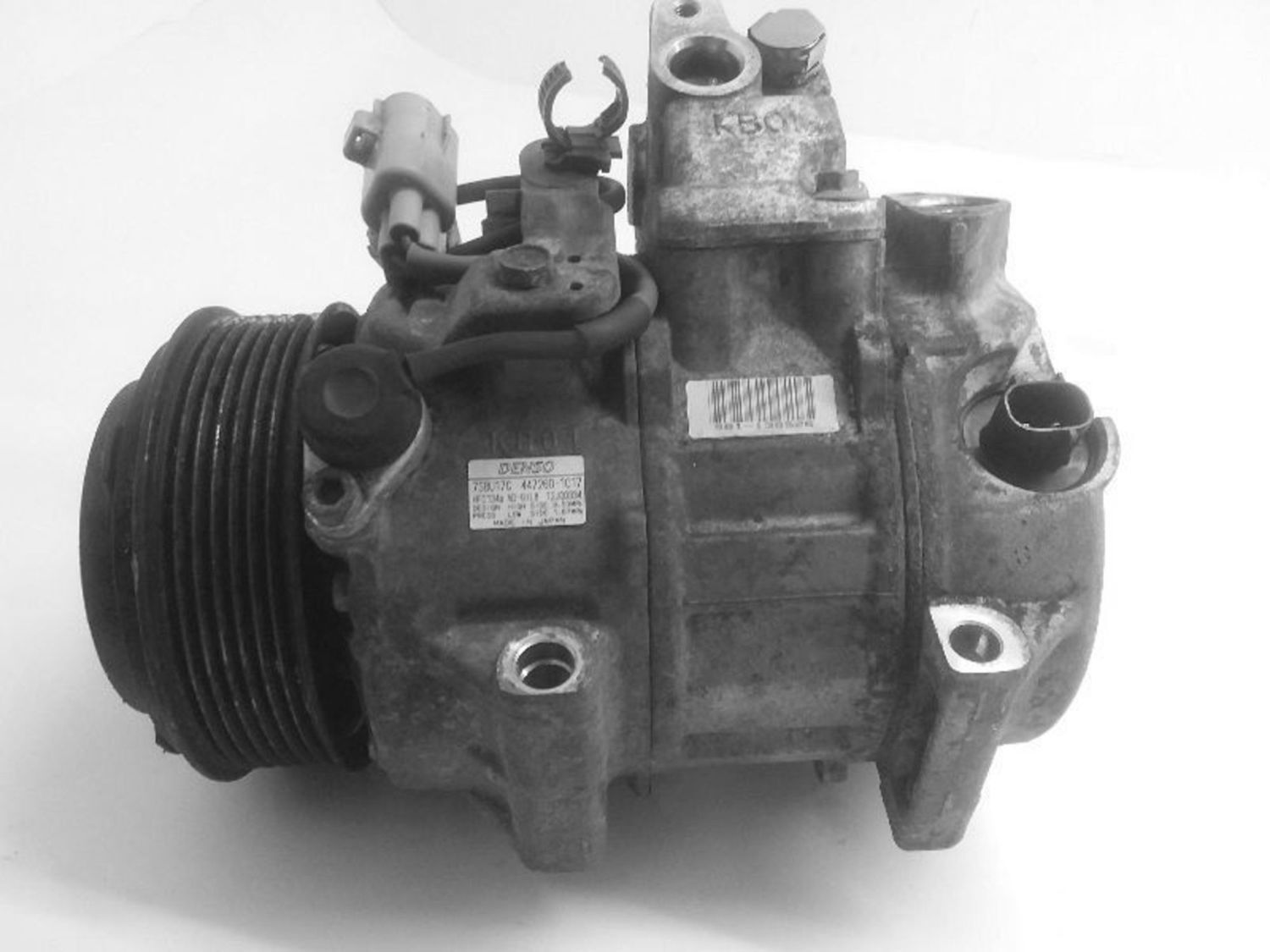 Used A/C Compressor fits: 2007 Toyota Rav4 6 cylinder Grade C