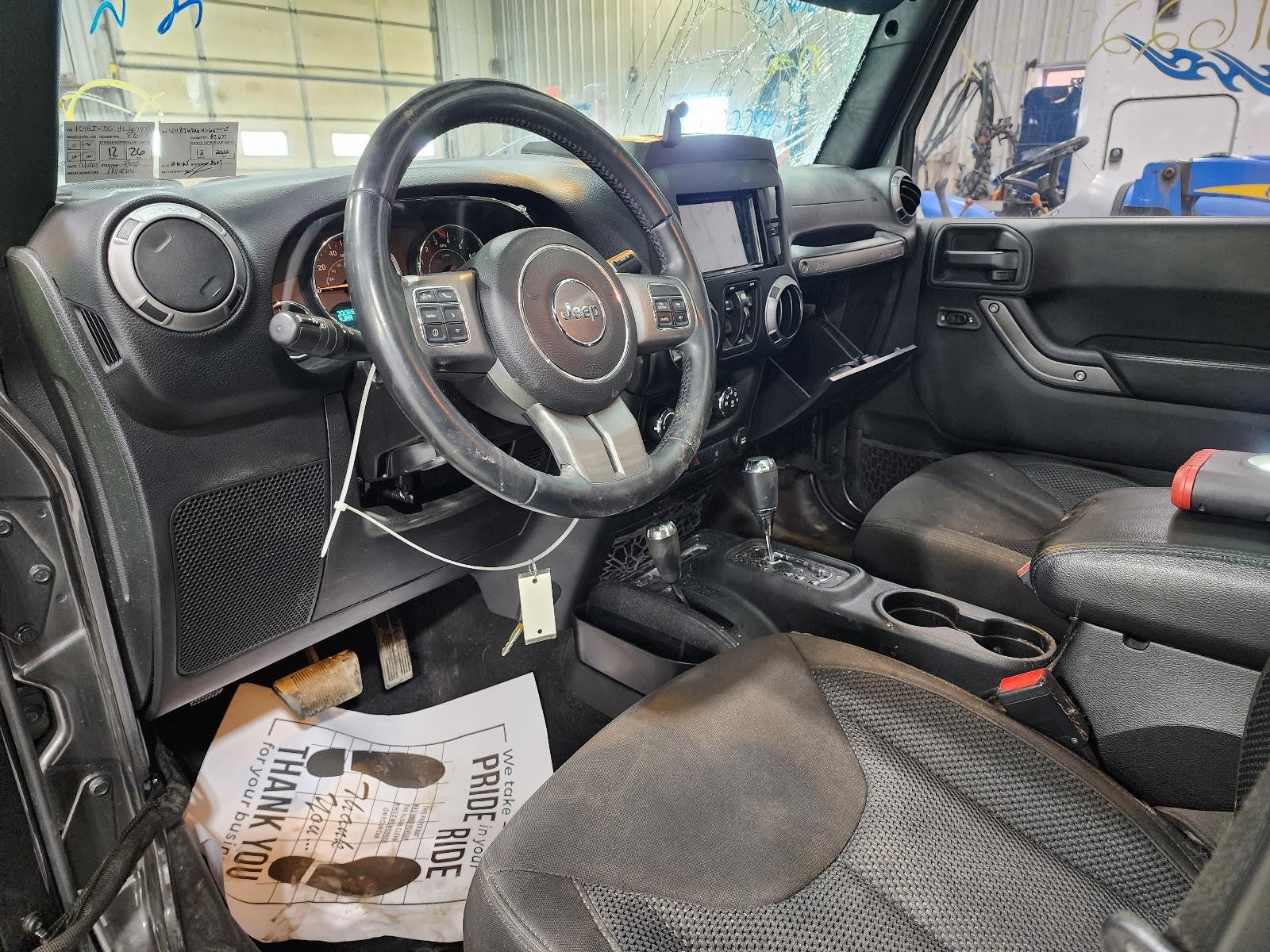 Used Left Door Mirror fits: 2017 Jeep Wrangler Power heated black Left Grade A