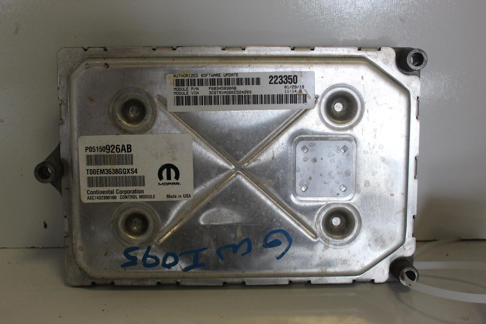 Used Engine Control Module (ECM) fits: 2019 Ram Promaster 1500 van Electronic Co
