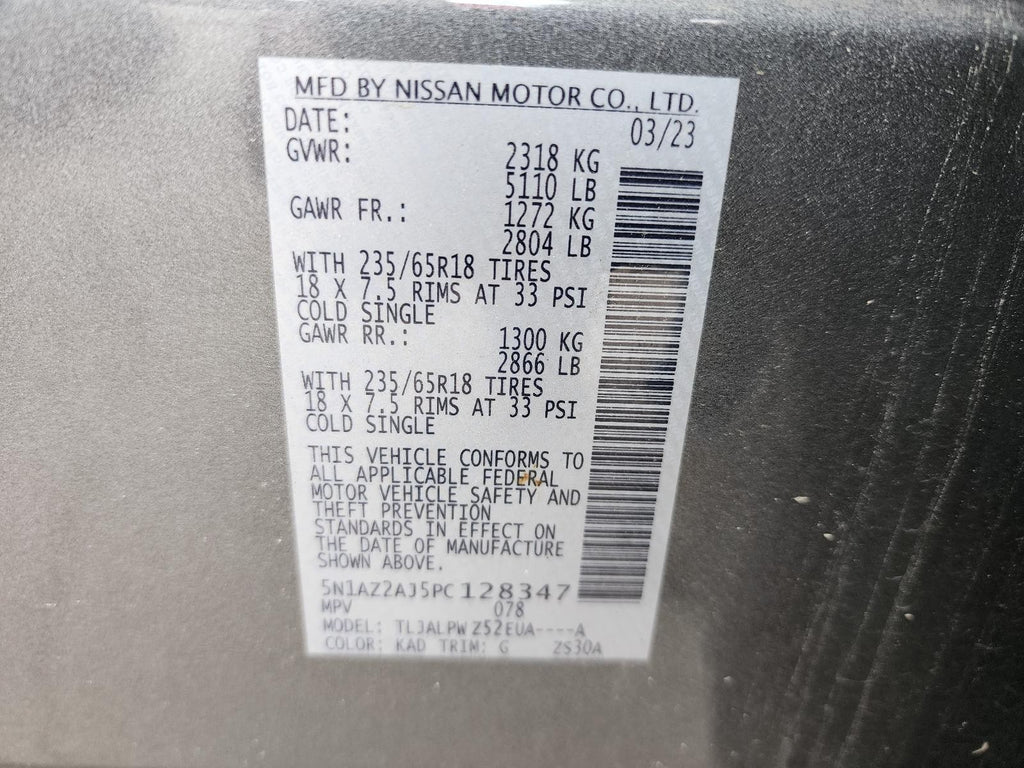 Used Rack and Pinion Assembly fits: 2023 Nissan Murano power rack and pinion Gra