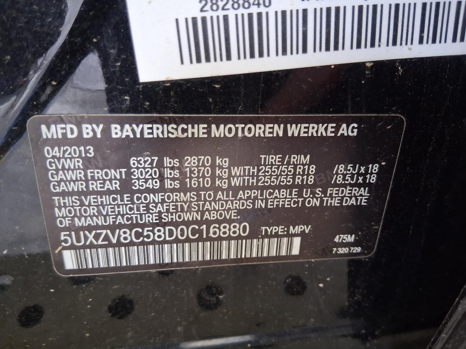 Used A/C Compressor fits: 2013 Bmw X5 xDrive50i 4.4L twin turbo w/o carbon dioxi