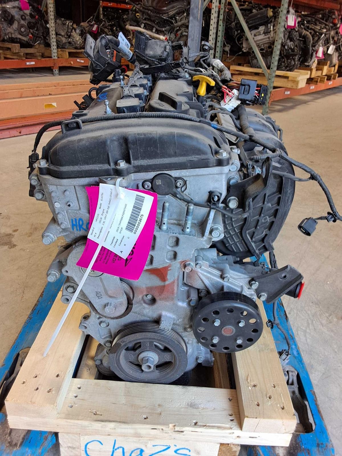 Used Engine Complete Assembly fits: 2018 Hyundai Elantra 2.0L VIN F 8th digit Se
