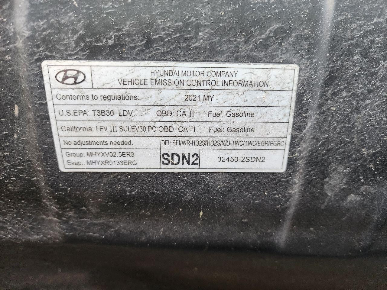 Used Right Tail Light Assembly fits: 2021 Hyundai Sonata US built LED quarter pa