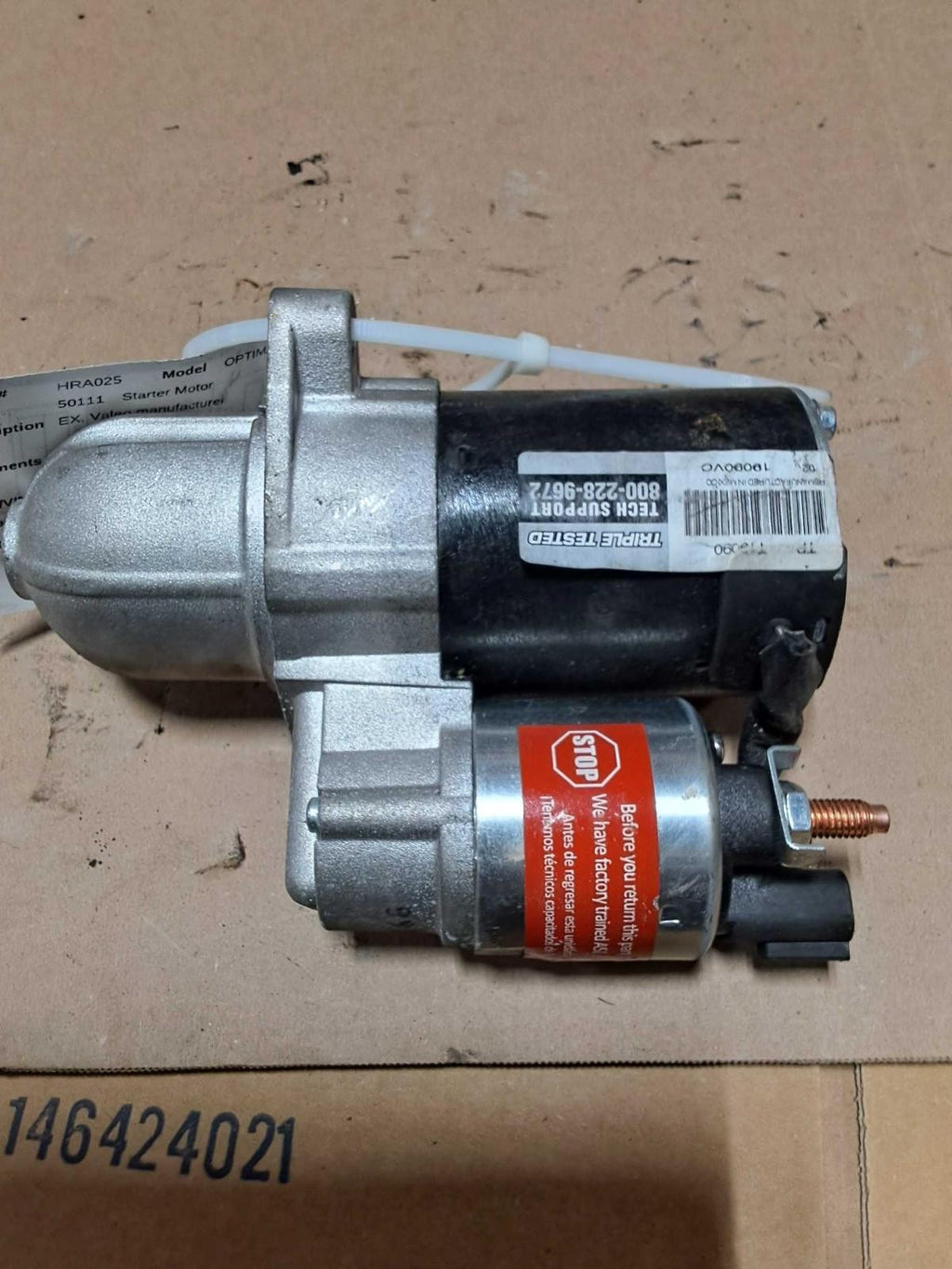 Used Starter Motor fits: 2012 Kia Optima 2.4 Grade C