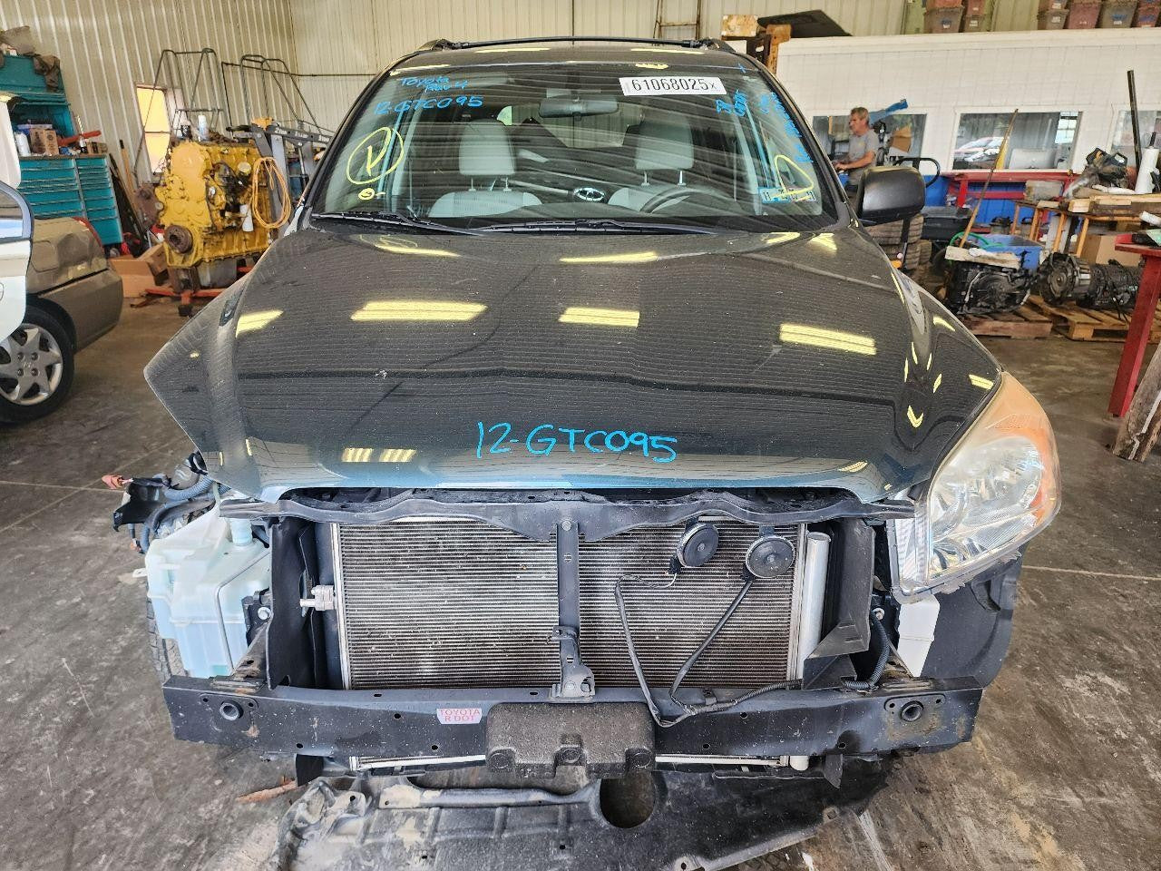 Used Right Sun Visor fits: 2012 Toyota Rav4 illuminated Right Grade A