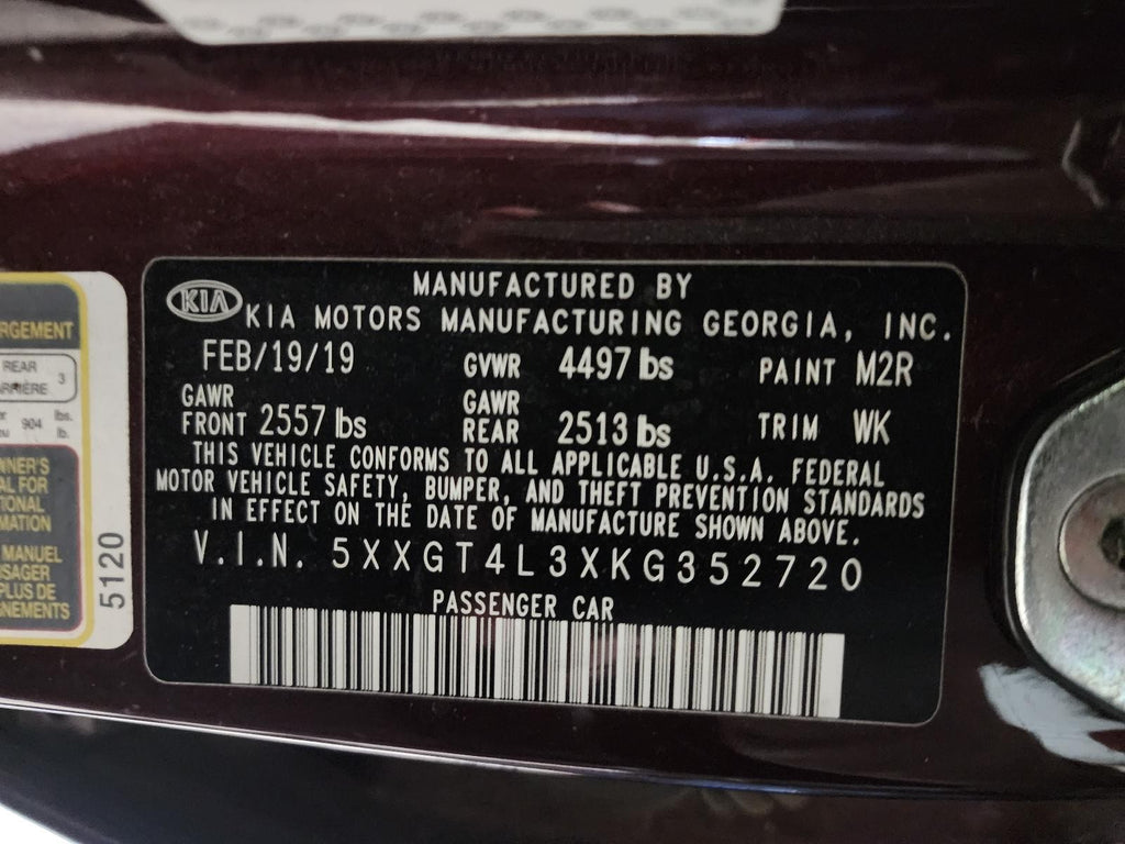 Used Alternator fits: 2019 Kia Optima 2.4 Grade A