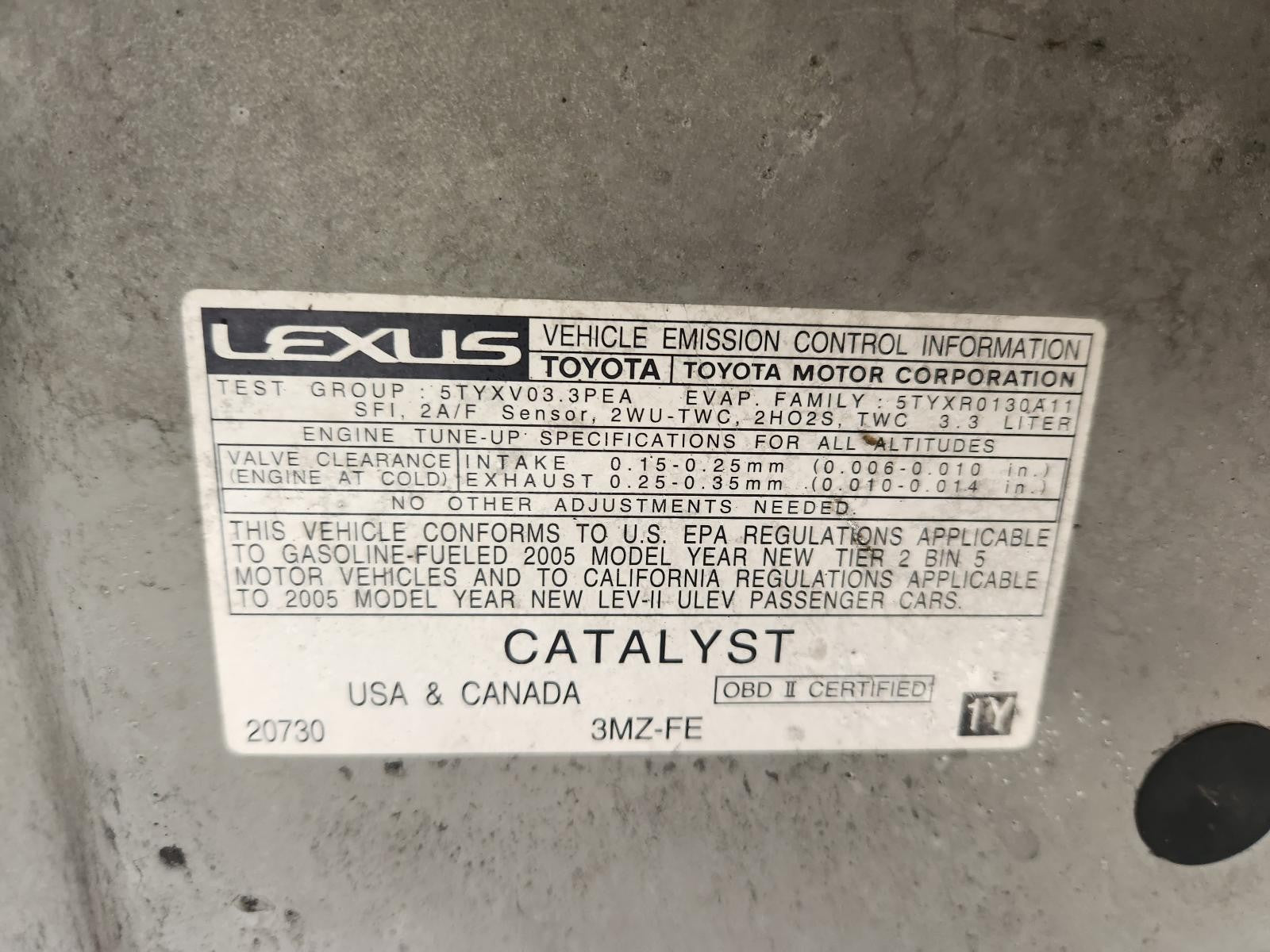 Used HVAC Blower Motor fits: 2005 Lexus ES330  Grade A