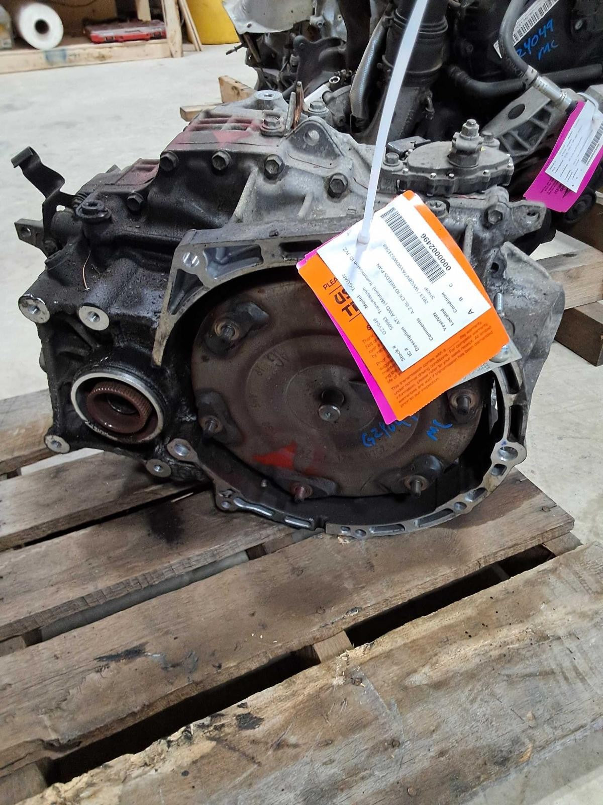 Used Automatic Transmission Assembly fits: 2013 Volkswagen Tiguan AT AWD 4Motion