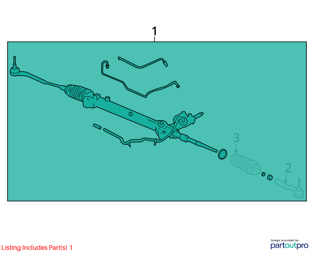 Used Rack and Pinion Assembly fits: 2006 Cadillac Srx Power Rack and Pinion Grad